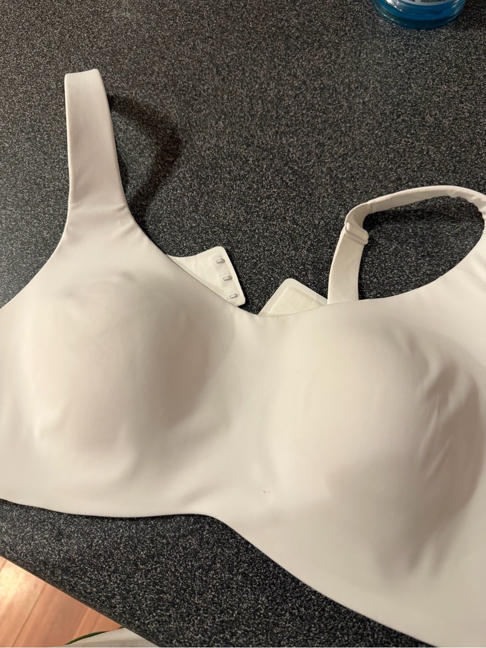 Athleta Smooth Molded Wireless Bra in White